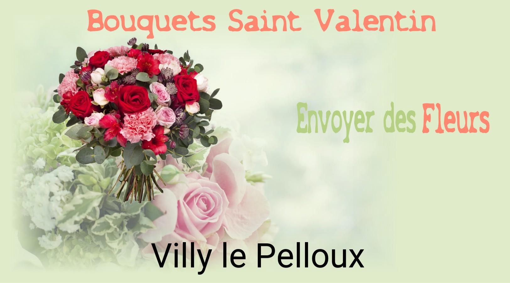 Roses de Saint-Valentin livrées à Villy-le-Pelloux